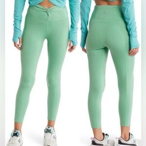 Green Free people leggings
